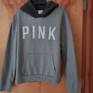 PINK Victoria's Secret Gray Hoodie for Women